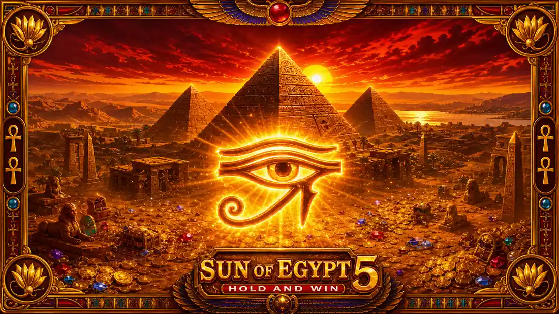 Sun of Egypt 4 da Mystery Symbols mexanikasi va djekpot aktivatsiyasi